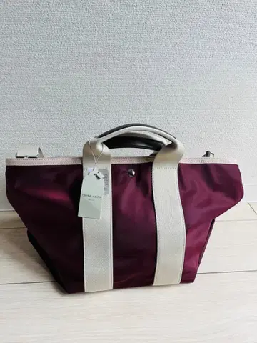 새상품 정가 7590엔 캐슈캐슈 나일론 트윌 2way 테이프 토트 백