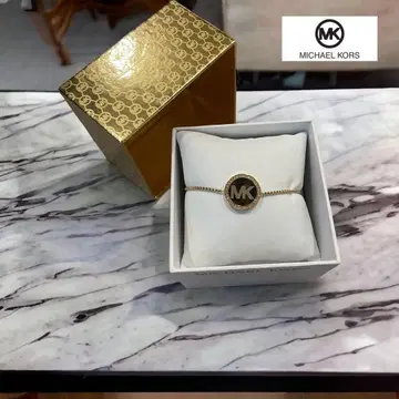 MICHAEL KORS 로고 팔찌 골드