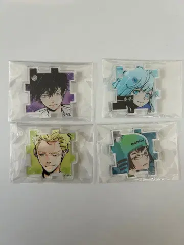 아마노 아키라 전시회 REBORN 아크릴 퍼즐 4점 세트