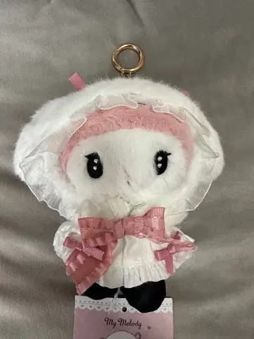 My Melody 월야의 메로쿠로 봉제 인형 키링