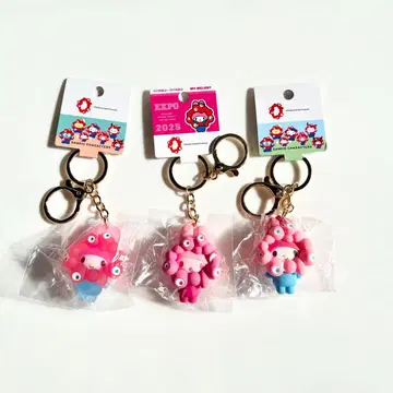 간사이 만박 산리오 미야쿠미야쿠 키링 마이멜로디 세트