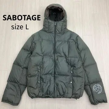 SABOTAGE 사보타주 y2k 볼륨 다운 자켓 L