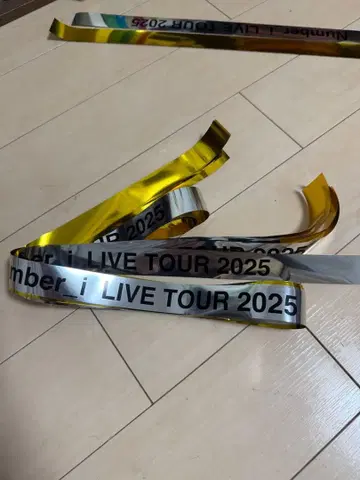 Number_i Live Tour 2025 은색 테이프 3개 세트