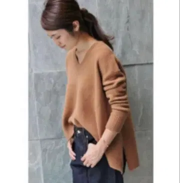 IENA AQUA V넥 풀오버