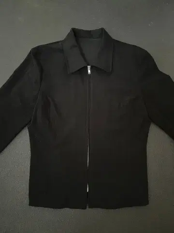 블랙 집업 자켓