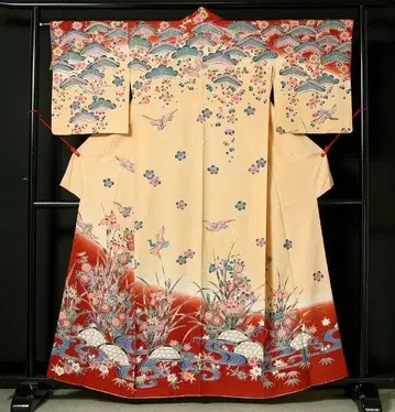 7626 약간 슬림 어깨 밑단 무늬 홍방 염색 호몬기 새상품급