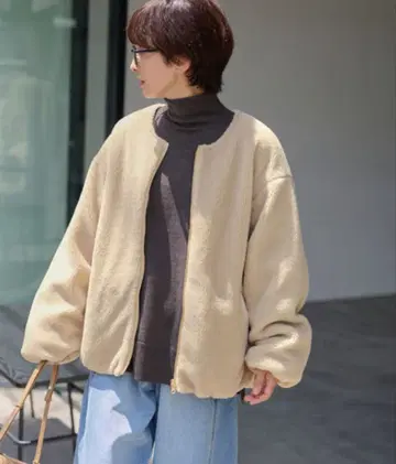 JOURNALSTANDARDrelume 리버서블 보아 블루종