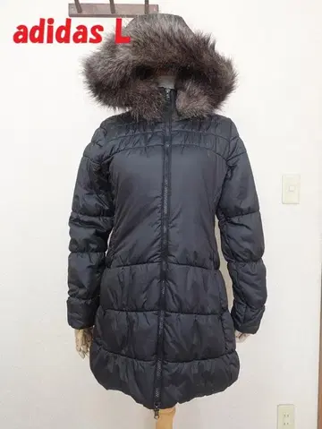 새상품 택 포함 adidas 아디다스 충전솜 코트 여성용 L 사이즈 블랙