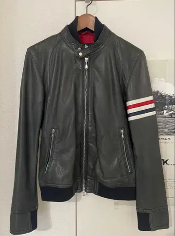 GUILD PRIME 싱글 가죽 라이더 자켓 양가죽