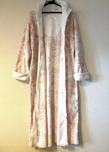 로라 애슐리 꽃무늬 플리스 가운 홈웨어 룸웨어