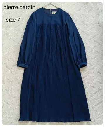 Pierre Cardin 피에르 가르뎅 긴팔 플리츠 원피스 M