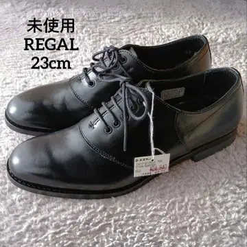 미사용 REGAL 안장 신발 23cm 천연 가죽 단색