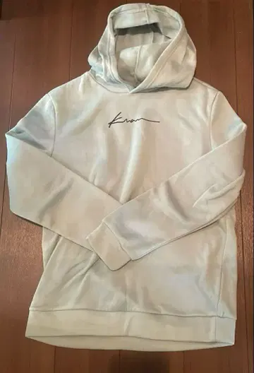 (SHEIN) 라이트 블루 후드 부착 후드 맨투맨