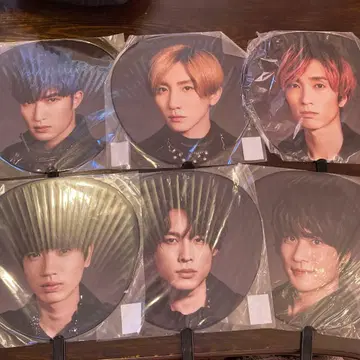 TC140 SixTONES 점보 부채 7장 세트 전원