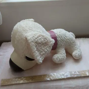 THE DOG 개 봉제 인형 화이트