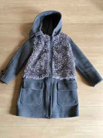 새상품급 카온 슈타이프사 모헤어 사용 코트 사이즈 M