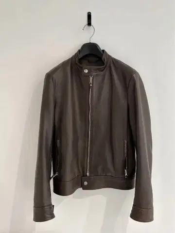 EMMETI/ANDREA/가죽 자켓/44/다크 브라운