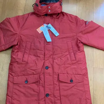 골든 베어 빨간색 다운 코트 M