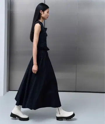 찰스앤키스 사이드 지퍼 앵클부츠