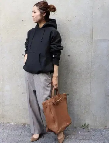 프레임워크 체크 스트레이트 팬츠 브라운 계열 새상품급