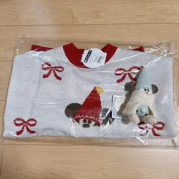 디즈니 릴린린 스웨터 인형 배지 (파랑) 미사용 새상품