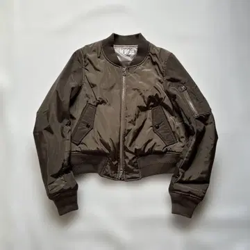 HARE 더블 지퍼 MA-1 자켓 점퍼 블루종