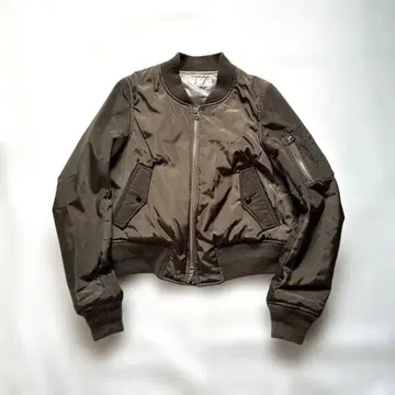 HARE 더블 지퍼 MA-1 자켓 점퍼 블루종