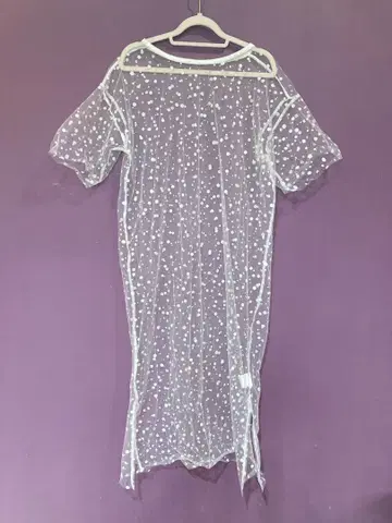 시어 도트 디자인 원피스