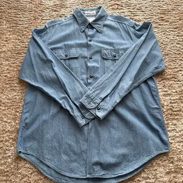 MADISON BLUE 워크 셔츠 긴팔 라이트 블루 01