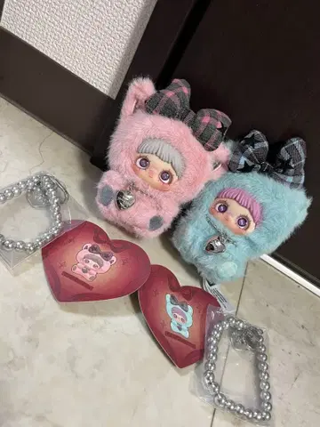 Maymei May I Love you 고양이 세트 핑크 블루