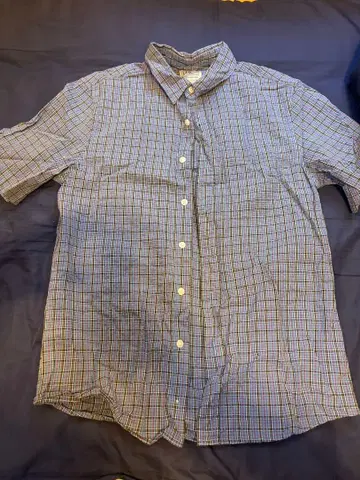 L.L.Bean 반팔 셔츠 체크 무늬 사이즈 5