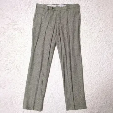 고품질 INCOTEX 울 1JT035 브라운 그린 체크 50