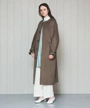 LIGHT MELTON COAT 라이트 멜톤 코트