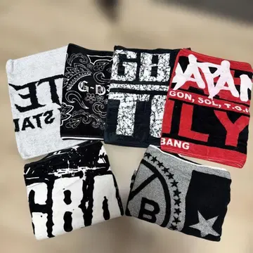 BIGBANG 일본 공식 굿즈 LIVE 타월 SET