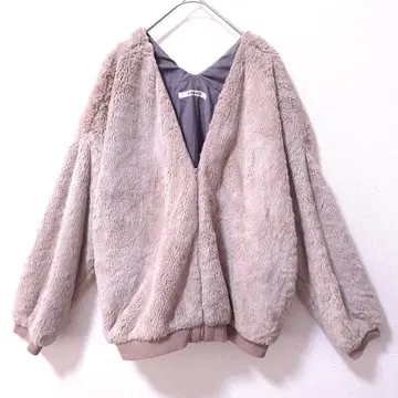 RADIATE 라디에이트 인조 모피 숏 자켓 9호