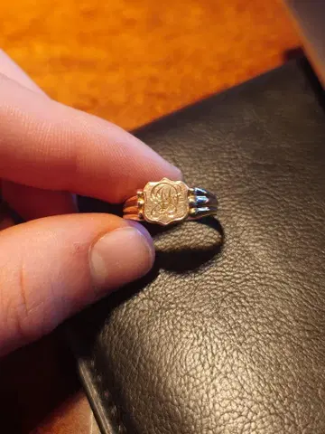 앤티크 시그넷 9금 반지