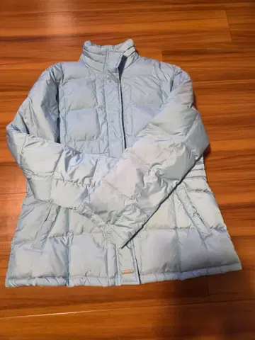 레오나르 라이트 블루 퀼팅 다운 자켓