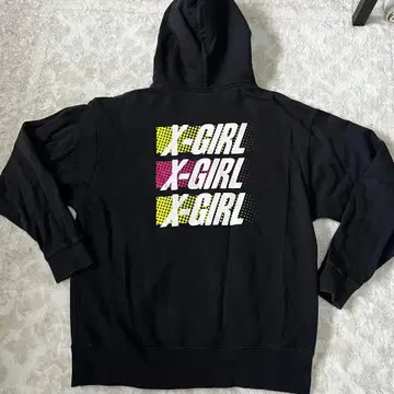 새상품급 엑스걸 후드 부착 후드티 후디 트레이닝복 L