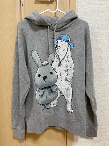 라비트! go slow caravan 래피곰 후드티