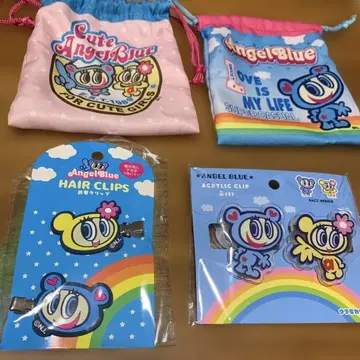 Angel Blue 엔젤 블루 헤어 클립 복조리 묶음 판매