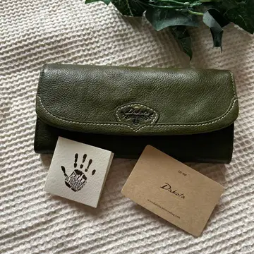새상품 다코타 Dakota 이탈리아제 소가죽 장지갑 그린