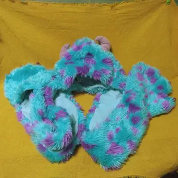 TDR 디즈니 몬스터 주식회사 샐리 머플러 & 장갑 포함 팬캡 w