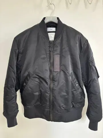 HYKE MA-1 블루종 블랙 사이즈2