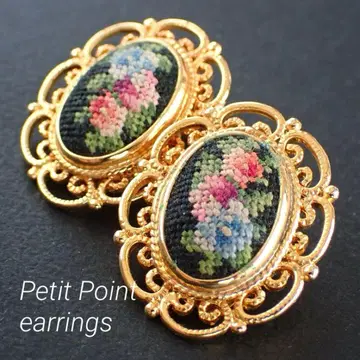 쁘띠 포원 빈티지 귀찌 오스트리아제 전통 공예품 수공예 스티치