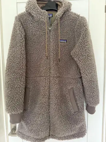 patagonia 더스티 메사 후드티 보아 플리스 브라운