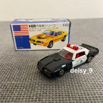 토미카 일본제 폰티악 파이어버드 트랜잠 파랑 상자 외국 자동차