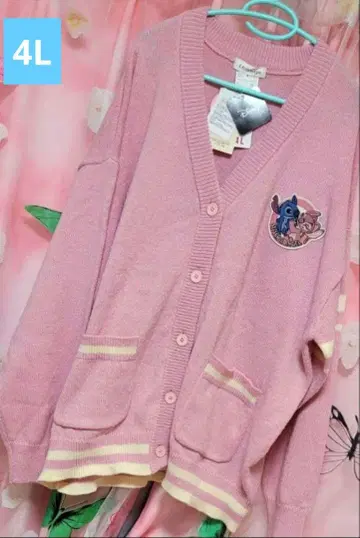 새상품 디즈니 스티치 가디건 4L 아베일
