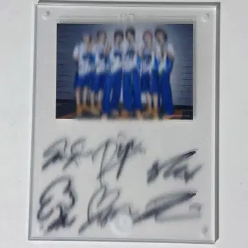 NCTWISH SMTOWN 사인 아크릴 프레임 친필