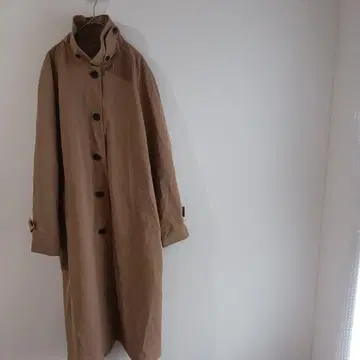 GU 발마칸 코트 롱 코트 트렌치코트 베이지 XL