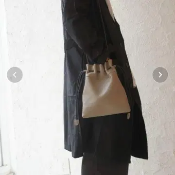 TIDEWAY 타이드웨이 가죽 그레이 숄더백 수납 가방 포함